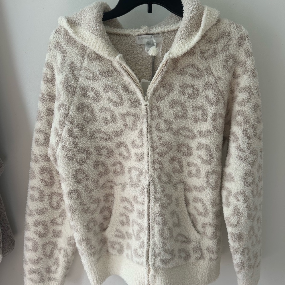 Barefoot Dreams Cream Teddy Jacket - Picture 2 of 4